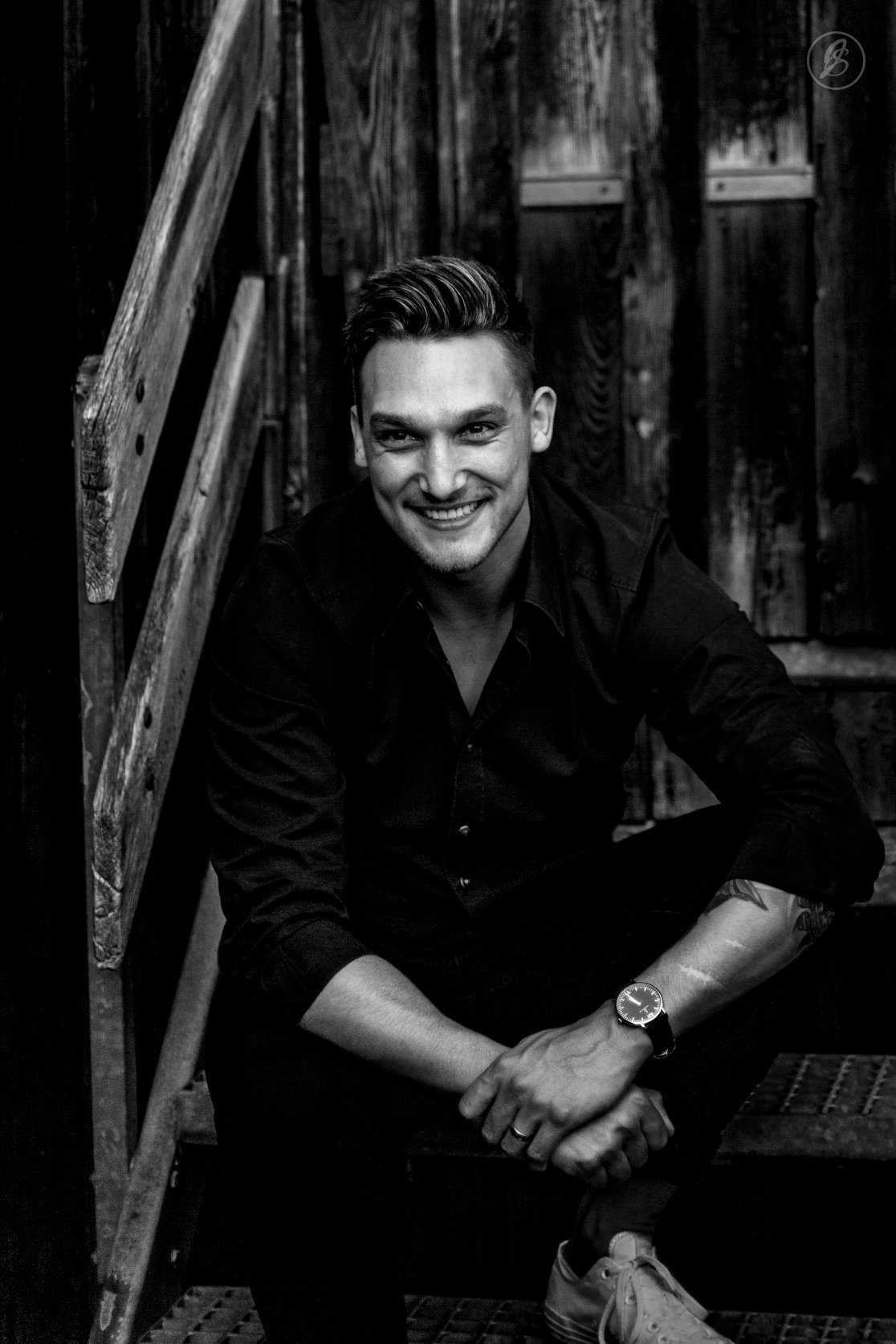 Freie Arbeit - Lächelnder Mann